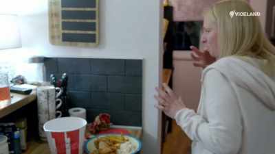 And with the fight over, - Stacey Dooley Sleeps Over