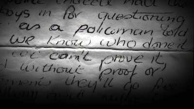 "and without proof or
statements they'll go free.' - No Stone Unturned