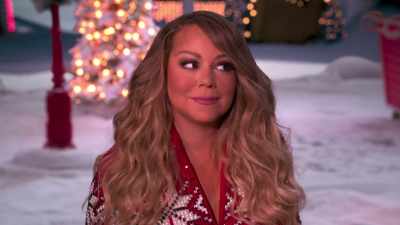 ...and work out in high heels...
I think I can handle a show. - Mariah Carey's Magical Christmas Special