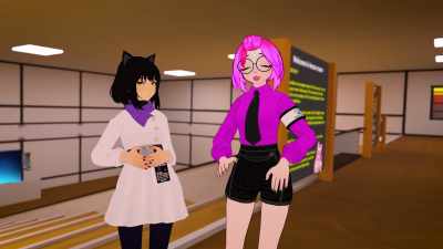And this world is primarily
used here by my friend Ray. - We Met in Virtual Reality