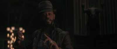 And he would say, he had a punch line,
he said something, it was... - Haunted Mansion