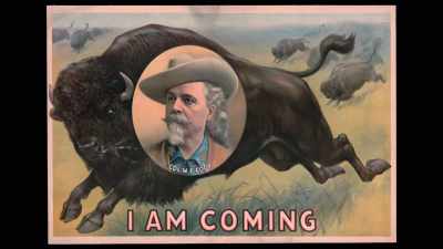 And it would say, in bold
letters, "I am coming." - The American Buffalo