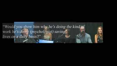 >> And would you show him why
he's doing the kind of work - Hacking the Afterlife