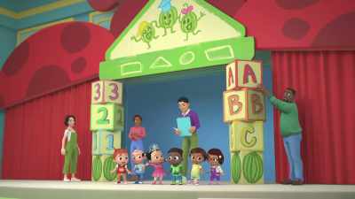 And we would sing all the same songs
that Ms. Appleberry teaches us. - CoComelon Lane