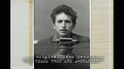 And we would take him
into this little tiny studio - Bob Dylan: Odds and Ends