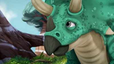 And we wouldn't want to hurt
our itsy-bitsy sister, would we? - Gigantosaurus