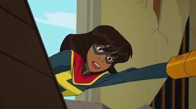 And, yeah, I know the whole
giant hand thing - Marvel Rising: Secret Warriors