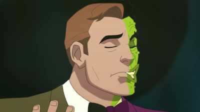 And yet, the always punctual Bruce Wayne - Batman vs  Two Face