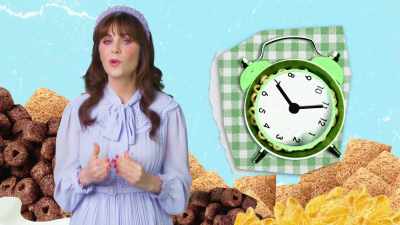 And if you choose wisely,
that means cereal - What Am I Eating? With Zooey Deschanel