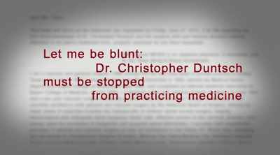 And if you don't keep
pushing and pushing - Dr. Death: The Undoctored Story