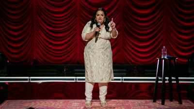 And if you kick a homeless man's
change cup, - Zarna Garg: One in a Billion