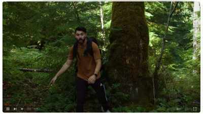 And if you look here, there
are footprints all up and down here. - Feet of Death