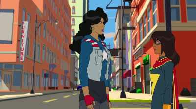 And you, your mom cares enough - Marvel Rising: Playing with Fire