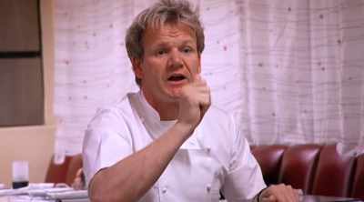 AND YOUR MOST FAMOUS WORDS
TONIGHT - Kitchen Nightmares