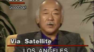 And if you're flat on your back - More Than Miyagi: The Pat Morita Story