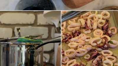And you're gonna leave that oil - Selena + Chef