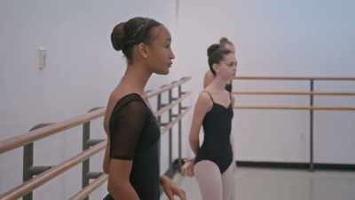 And you're turning out from your hips, - On Pointe