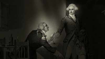 ‐ André has made his way
up the Hudson - Washington