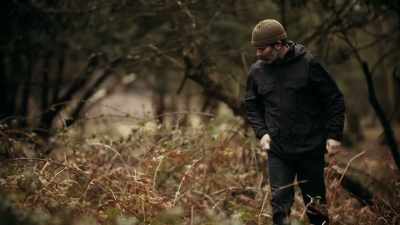 ANDREJS EGLITIS: The ferns
are brown and obviously dead. - World's Most Evil Killers
