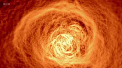 Andrew has calculated
that these sound waves - Secrets of Size: Atoms to Supergalaxies