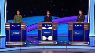 Andrew?
- What is a seahorse? - Jeopardy! Masters