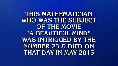 Andrew.
- Who is Nash? - Jeopardy! Masters