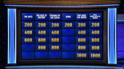 Andrew?
- Who's Burton? - Jeopardy! Masters