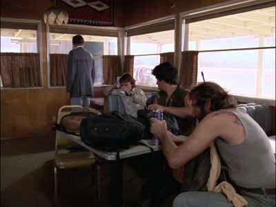 ANDREWS: Charter flight's coming in. - MacGyver