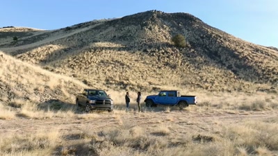 Andy is at the base
of Satan's Butte - Beyond Skinwalker Ranch