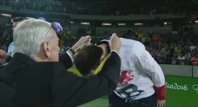 Andy Murray
is a double Olympic gold medallist. - Andy Murray: Resurfacing