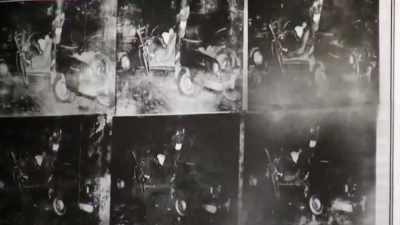 Andy Warhol.
Silver Car Crash. 40 million dollars. - The Andy Warhol Diaries