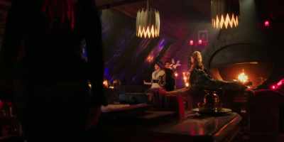 - Angela, darling,
it's so good to see you. - Reginald the Vampire
