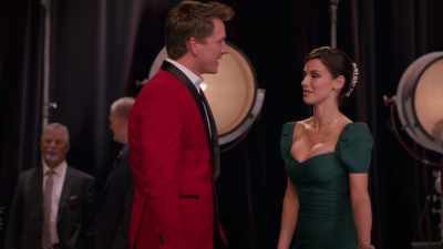 Angela was filming us
when we were singing, - I'm Glad It's Christmas