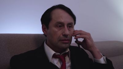 ANGELA: [ON PHONE]
Hey, Frank. - The Bouncer