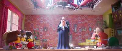 [angelic choir sings] - Minions: The Rise of Gru