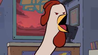 - [angry clucking] - It's Pony