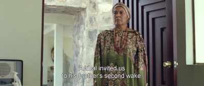 Aníbal invited us
to his brother's second wake. - Birds of Passage