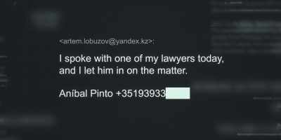 Aníbal Pinto mentioned,
that he had represented his client - - A Game of Secrets