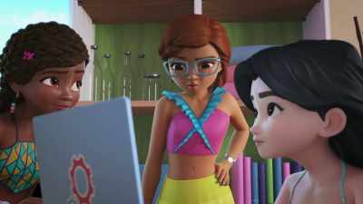 Animals don't have that...
but robots do. - LEGO Friends: Girls on a Mission