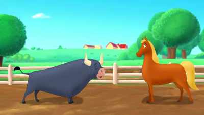 (animals whinnying) - Curious George: Go West, Go Wild