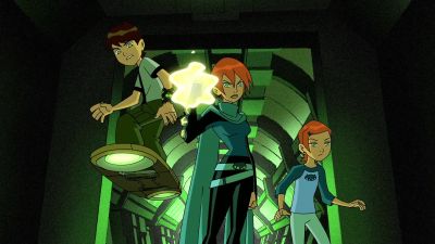 ANIMO'S TRYING TO OPEN
THE NULL-VOID CHAMBER. - Ben 10