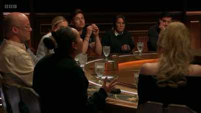 - Anjelica.
- Michael, I voted for you. - The Traitors