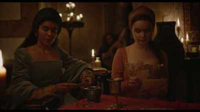 ANNE: Have you visited
the king recently, Madge? - Anne Boleyn