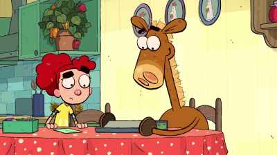 - ANNIE: "Marcelo Marvello's
Home Magic Kit." Hmm... - It's Pony