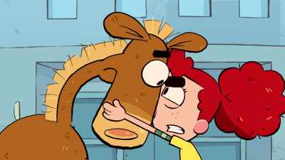 - ANNIE: Straight down there, - It's Pony