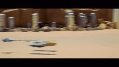 - Announcer 2: And there goes Skywalker! - Star Wars: Episode I   The Phantom Menace