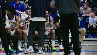 [announcer 2] So far in this second half,
a 14 nothing Delaware Blue coats run. - Destination NBA: A G League Odyssey