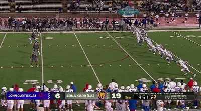 ANNOUNCER 2: Yeah, they got things going
on special teams with Aaron Anderson, - Algiers, America