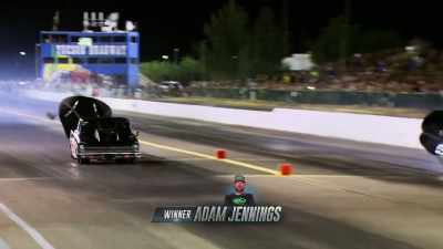 [announcer] Adam Jennings
gets their first. - Street Outlaws No Prep Kings Team Attack