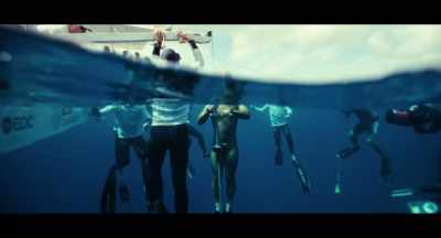 ANNOUNCER: Alexey Molchanov
making a world record attempt, - Freediver